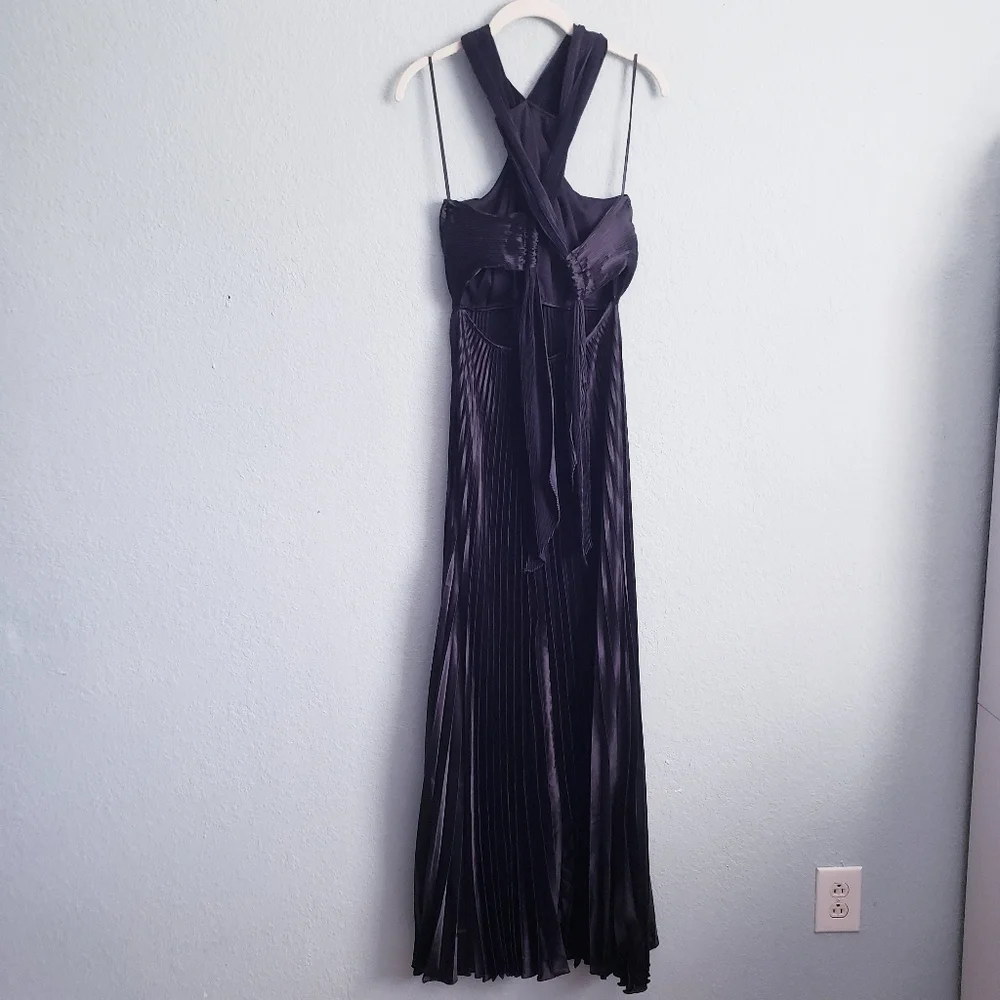 Baltic Born Black Sandra Pleated Maxi Dress - Picture 5 of 5